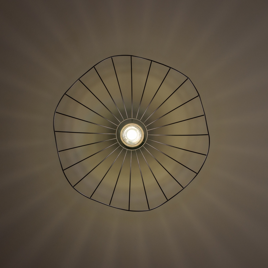 Brilagi - LED griestu lampa uz troses CERIA WIRE 1xE27/40W/230V Ø 60 cm melna