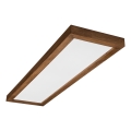 Brilagi - LED Griestu lampa vannai WOODY FRAME LED/40W/230V 120x30 cm IP44 ķiršu