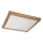 Brilagi - LED Griestu lampa vannai WOODY FRAME LED/40W/230V 60x60 cm IP44 ozols