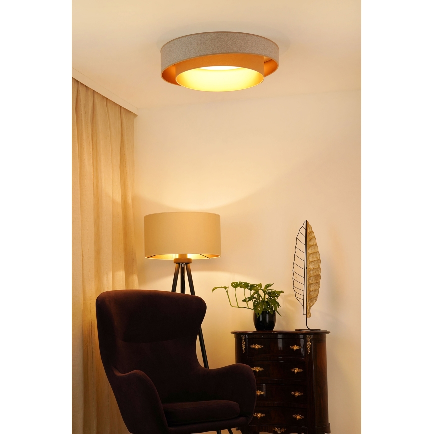 Brilagi - LED Griestu lampa VEGAS SHINE LED/24W/230V d. 60 cm bēša/krēmkrāsa