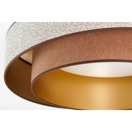 Brilagi - LED Griestu lampa VEGAS SHINE LED/24W/230V d. 60 cm brūna