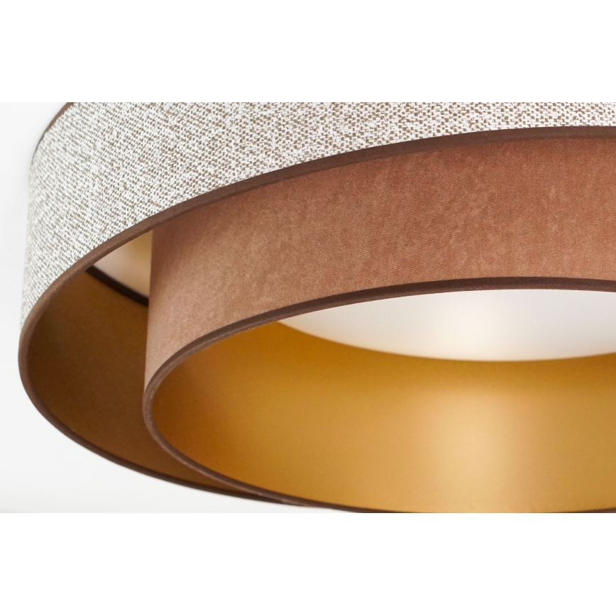 Brilagi - LED Griestu lampa VEGAS SHINE LED/24W/230V d. 60 cm brūna
