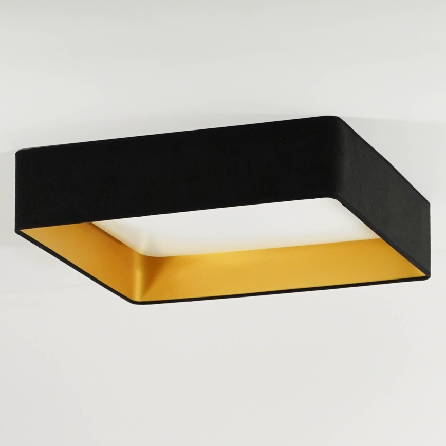 Brilagi - LED griestu lampa VELVET SQUARE LED/24W/230V 43x43 cm melna