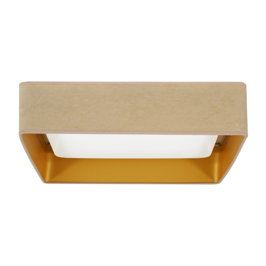 Brilagi - LED Griestu lampa VELVET SQUARE LED/24W/230V bēša
