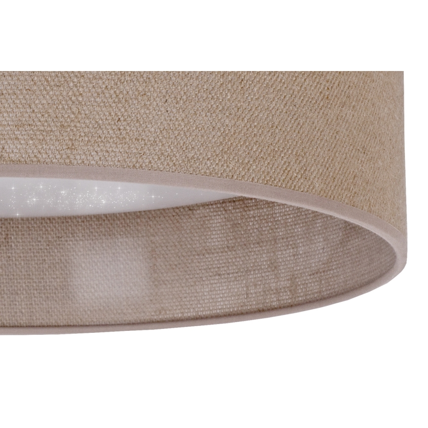 Brilagi - LED Griestu lampa VELVET STAR LED/24W/230V d. 40 cm 3000K/4000K/6400K brūna