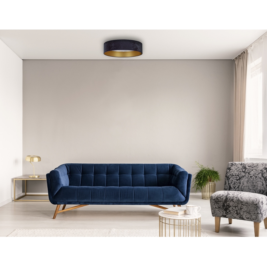 Brilagi - LED Griestu lampa VELVET STAR LED/24W/230V d. 40 cm 3000K/4000K/6400K zila/zelta