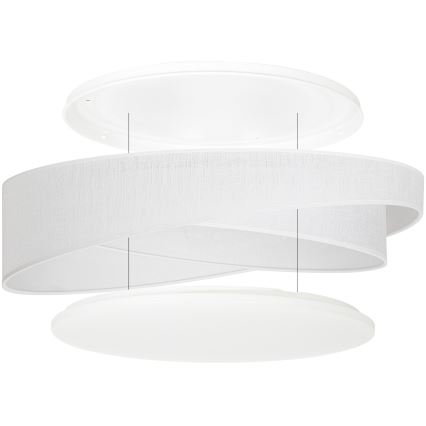 BRILAGI - LED griestu lampa VELVET TWIST LED/24W/230V 4000K Ø 55 cm balta
