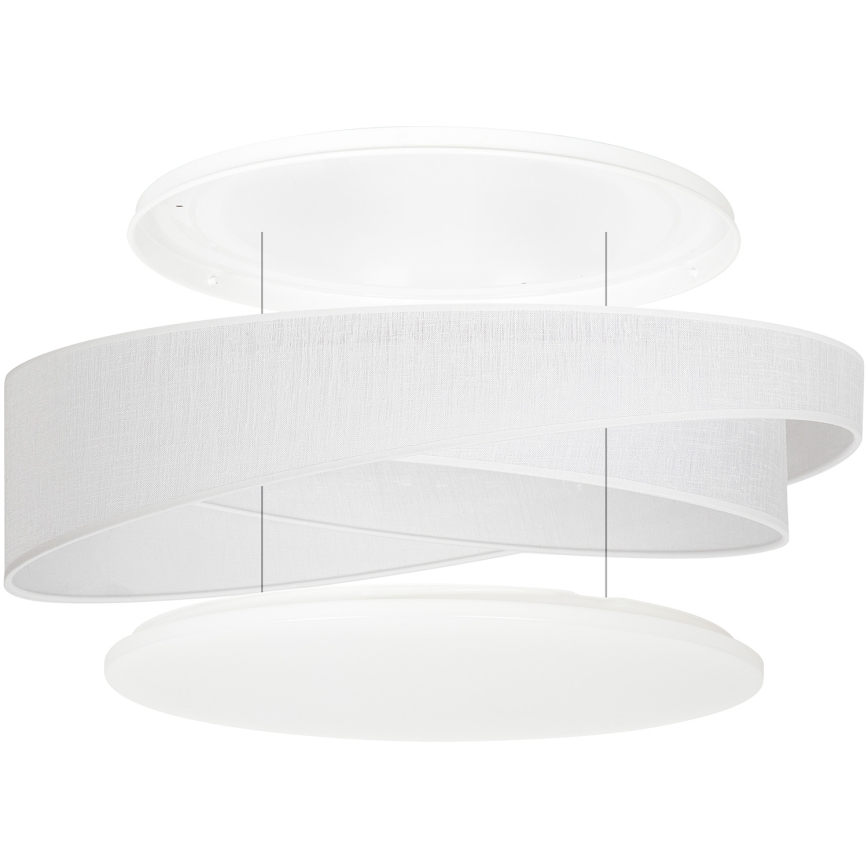 BRILAGI - LED griestu lampa VELVET TWIST LED/24W/230V 4000K Ø 55 cm balta