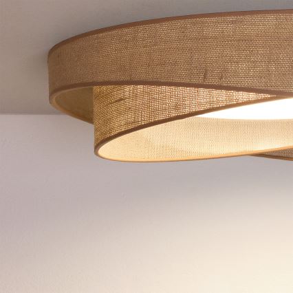 BRILAGI - LED griestu lampa VELVET TWIST LED/24W/230V 4000K Ø 55 cm bēša