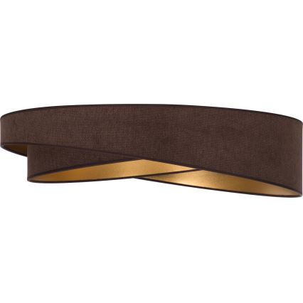 BRILAGI - LED griestu gaismeklis VELVET TWIST LED/24W/230V 4000K Ø 55 cm brūns/zelts