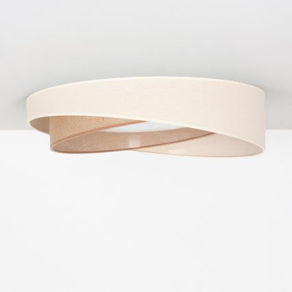BRILAGI - LED griestu gaismeklis VELVET TWIST LED/24W/230V 4000K Ø 55 cm krēmkrāsains/bēšs