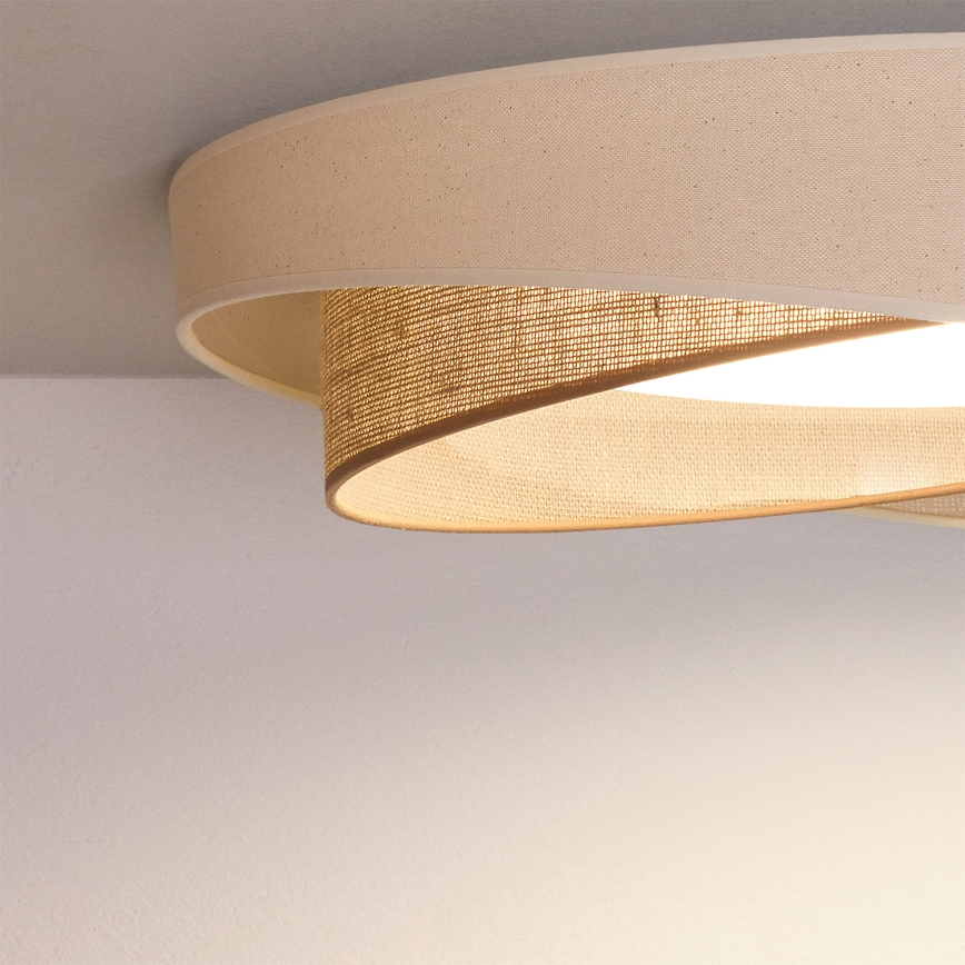 BRILAGI - LED griestu gaismeklis VELVET TWIST LED/24W/230V 4000K Ø 55 cm krēmkrāsains/bēšs