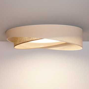 BRILAGI - LED griestu lampa VELVET TWIST LED/24W/230V 4000K Ø 55 cm krēmkrāsains/bēšs