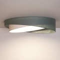 BRILAGI - LED griestu lampa VELVET TWIST LED/24W/230V 4000K Ø 55 cm zaļa/balta