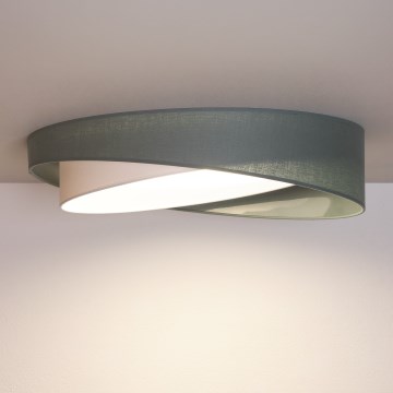 BRILAGI - LED griestu lampa VELVET TWIST LED/24W/230V 4000K Ø 55 cm zaļa/balta