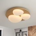 BRILAGI - LED griestu lampa VISBY WOOD LED/36W/230V Ø 50 cm brūna