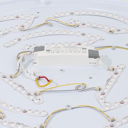 Brilagi - LED griestu lampa WOODROUND LED/40W/230V 3000/4000/6000K Ø 60 cm, koka apdare, CRI 90