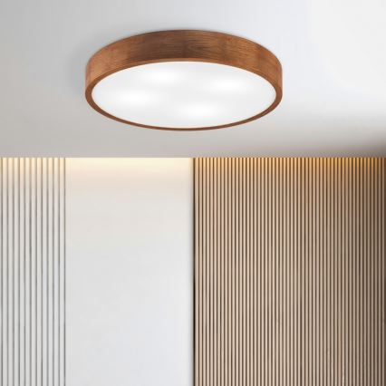 Brilagi - LED Griestu lampas CARVALHO 4xE27/60W/230V ozols ķirsis pr. 57,5 cm