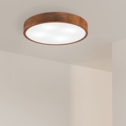 Brilagi - LED Griestu lampas CARVALHO 4xE27/60W/230V ozols ķirsis pr. 57,5 cm
