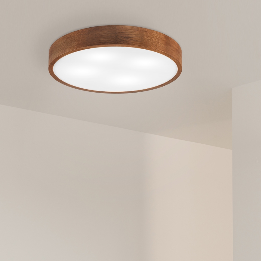 Brilagi - LED Griestu lampas CARVALHO 4xE27/60W/230V ozols ķirsis pr. 57,5 cm