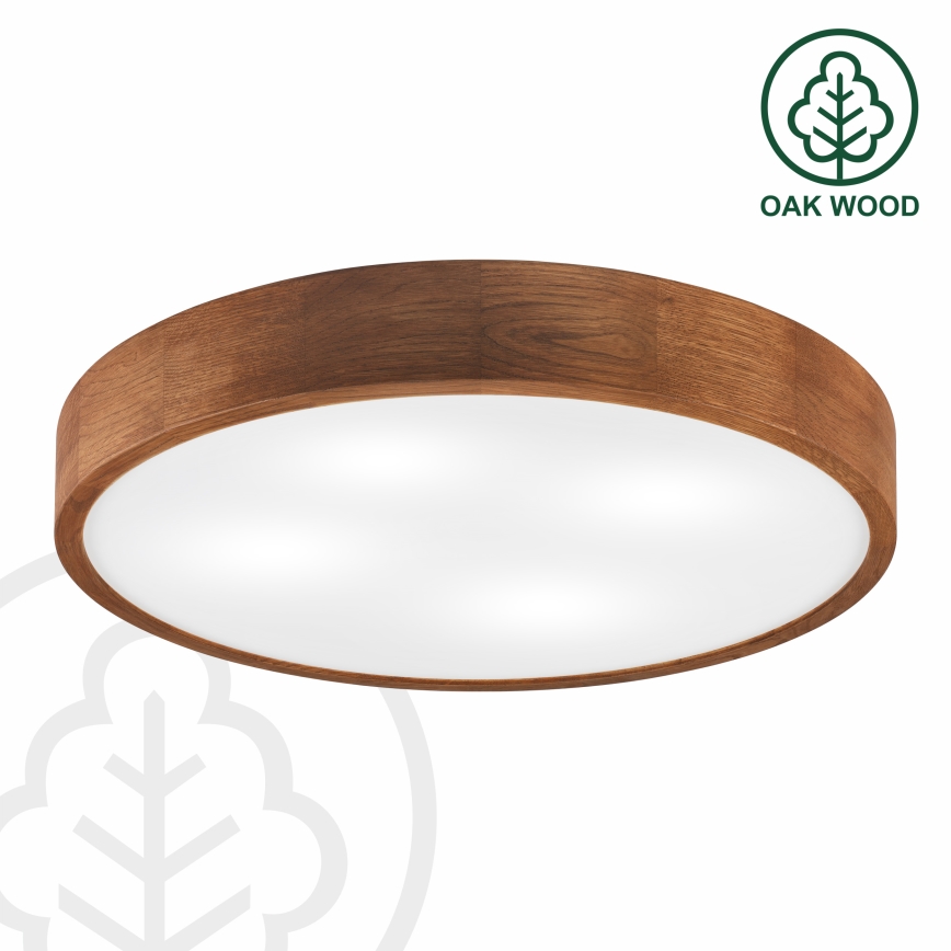 Brilagi - LED Griestu lampas CARVALHO 4xE27/60W/230V ozols ķirsis pr. 57,5 cm