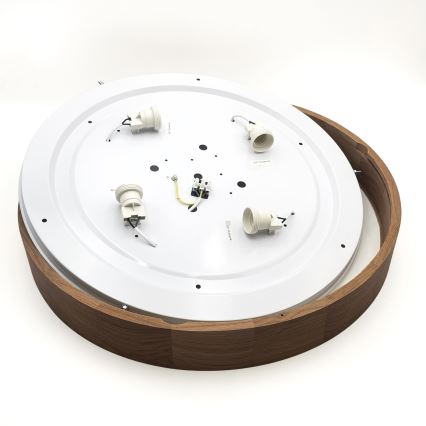 Brilagi - LED Griestu lampas CARVALHO 4xE27/60W/230V ozols ķirsis pr. 57,5 cm