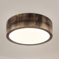 Brilagi - LED griestu lukturis CARVALHO SMOKEY LED/20W/230V ozols pr. 27,5 cm