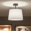 Brilagi - LED griestu lustra CERIA 1xE27/60W/230V Ø 30 cm melna/balta