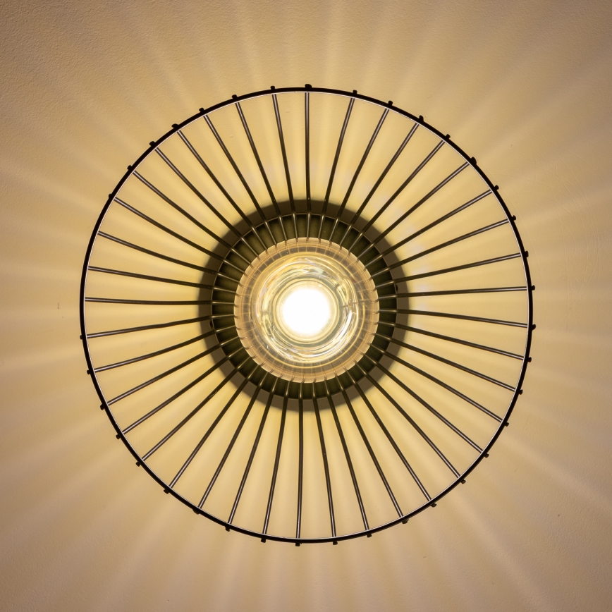 Brilagi - LED griestu lustra CERIA WIRE 1xE27/40W/230V Ø 21 cm, melna