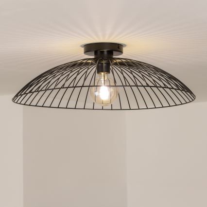 Brilagi - LED griestu lustrs CERIA WIRE 1xE27/40W/230V Ø 60 cm melns