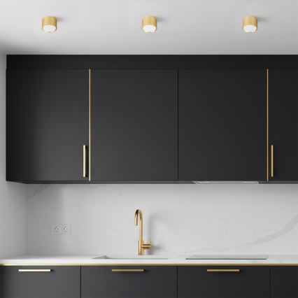 Brilagi - LED Griestu spotgaismeklis SMOOTH 1xGX53/15W/230V zelta