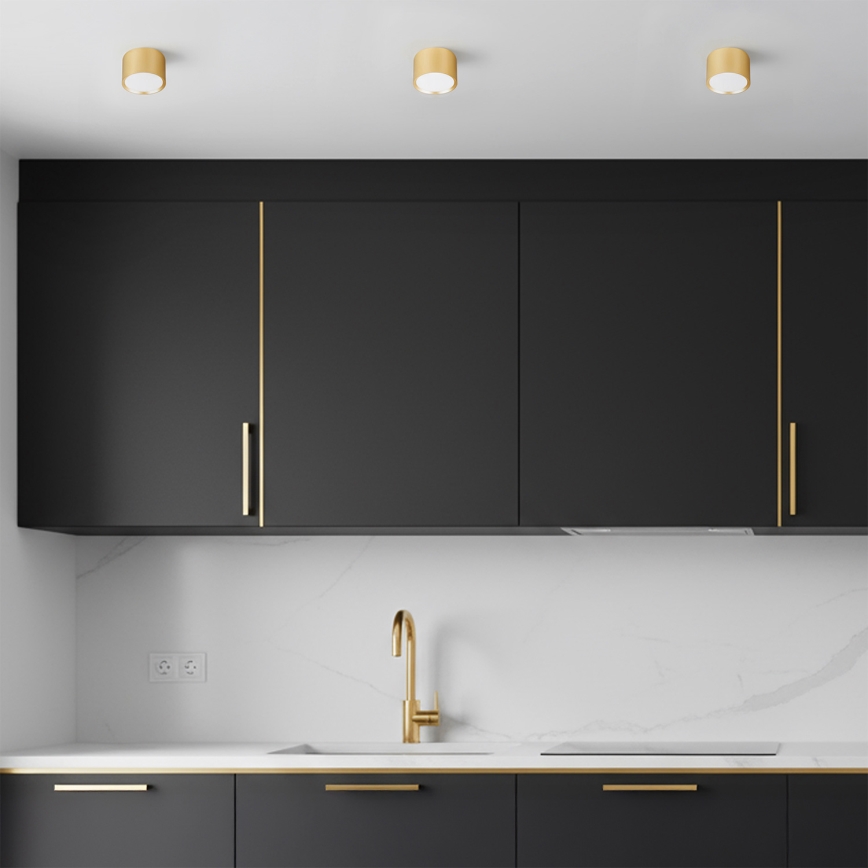 Brilagi - LED Griestu spotgaismeklis SMOOTH 1xGX53/15W/230V zelta