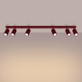 Brilagi - LED griestu spots CRESTO 6xGU10/10W/230V burgundijas sarkans
