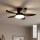Brilagi - LED griestu ventilators ar regulējamu apgaismojumu LED/32W/230V 3000-6500K Ø 95 cm melns + tālvadības pults