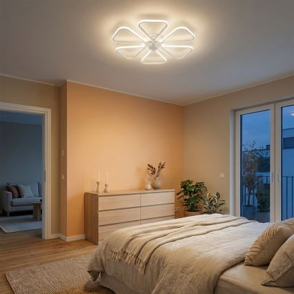 Brilagi - LED dimmējams griestu ventilators LED/38W/230V 3000-6500K pr. 76 cm balts + tālvadība