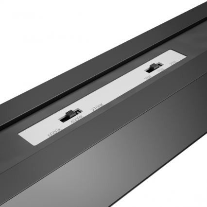 Brilagi - LED Griestu virsmas gaismeklis FULLDAY LED/10/15/20W/230V 2700/4000/6000K 60 cm melns