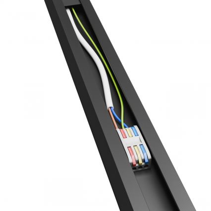 Brilagi - LED griestu virsmas gaismeklis FULLDAY LED/30/40/50W/230V 2700/4000/6000K 150 cm UGR19 melns