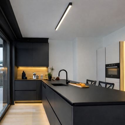 Brilagi - LED griestu gaismeklis (virsmas montāžas vai piekārāms) SYNODICO LED/30W/230V 4000K melns