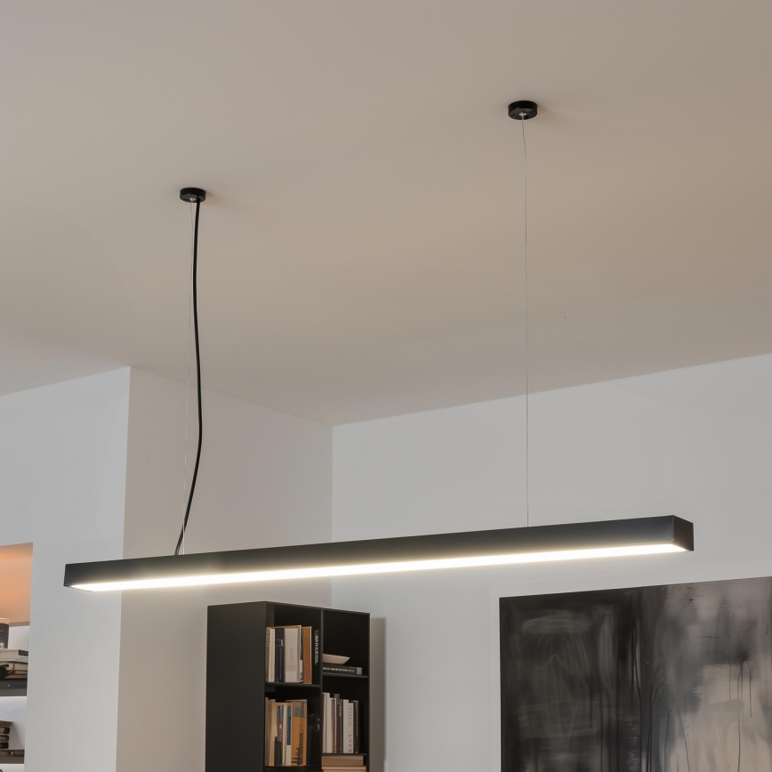 Brilagi - LED griestu gaismeklis (virsmas montāžas vai piekārāms) SYNODICO LED/30W/230V 4000K melns