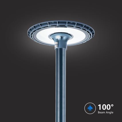 Brilagi - LED ielu lampa ar 3 m stabu URBANSPARK LED/120W/230V antracīts IP65