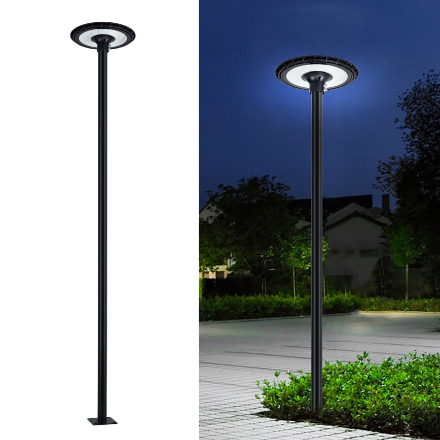 Brilagi - LED ielas lampa ar 3 m stabu URBANSPARK LED/120W/230V melna IP65