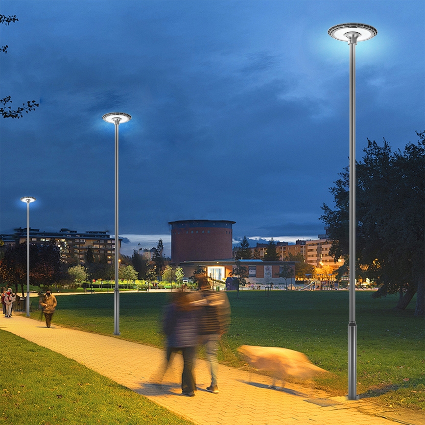 Brilagi - LED ielas laterna ar 5 m stabu URBANSPARK LED/120W/230V antracīta IP65