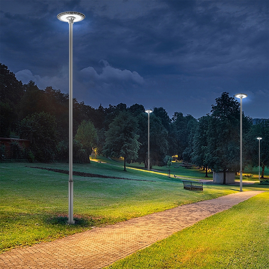 Brilagi - LED ielas laterna ar 5 m stabu URBANSPARK LED/120W/230V antracīta IP65