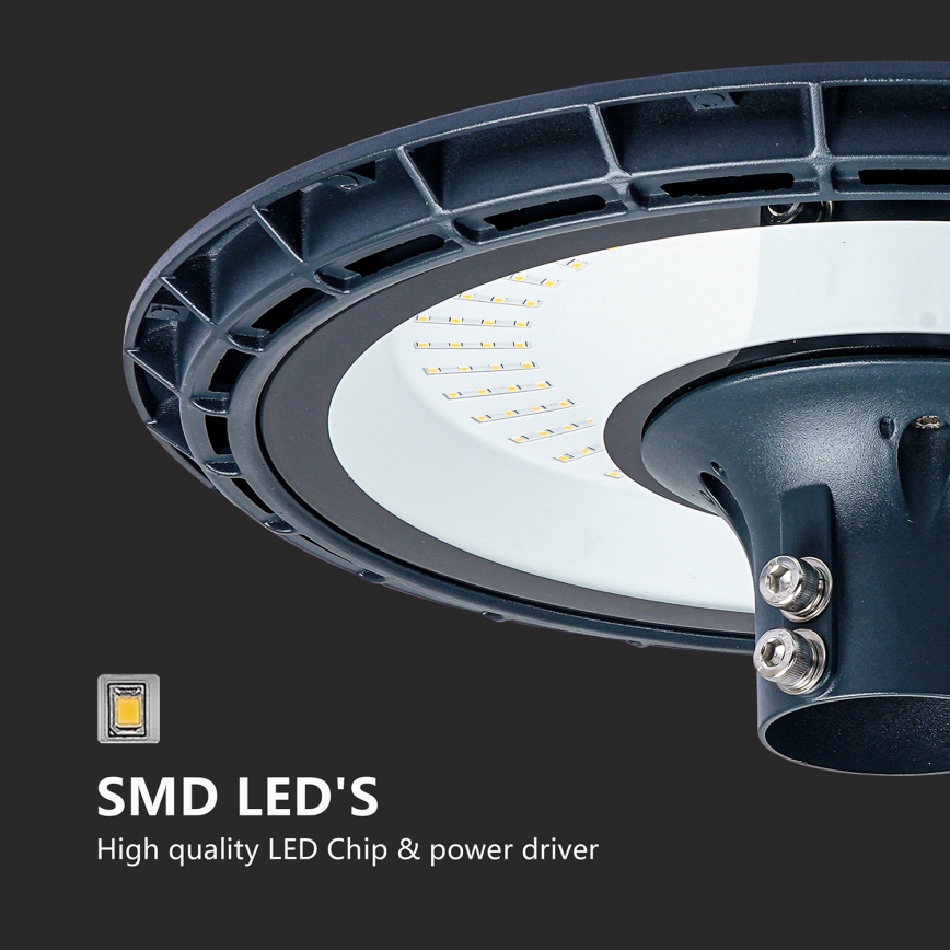 Brilagi - LED ielas laterna ar 5 m stabu URBANSPARK LED/120W/230V antracīta IP65