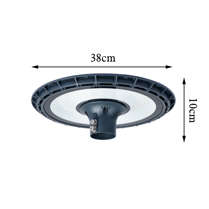 Brilagi - LED ielas laterna ar 5 m stabu URBANSPARK LED/120W/230V antracīta IP65