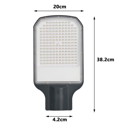 Brilagi - LED ielas lampa URBANLIGHT LED/100W/230V antracīts IP65