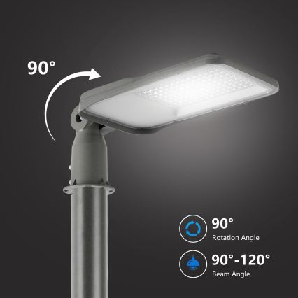 Brilagi - LED ielas lampa URBANLIGHT LED/100W/230V pelēka IP65