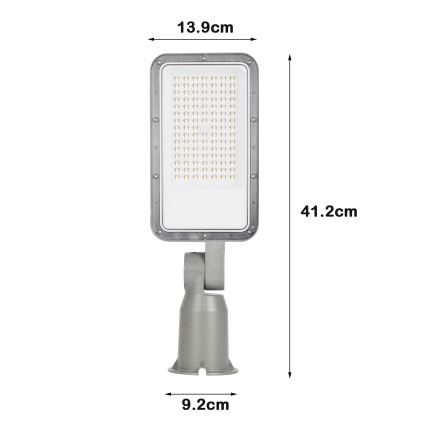 Brilagi - LED ielas lampa URBANLIGHT LED/50W/230V pelēka IP65