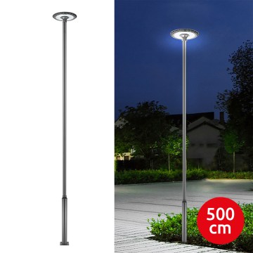 Brilagi - LED ielas laterna ar 5 m stabu URBANSPARK LED/120W/230V antracīta IP65