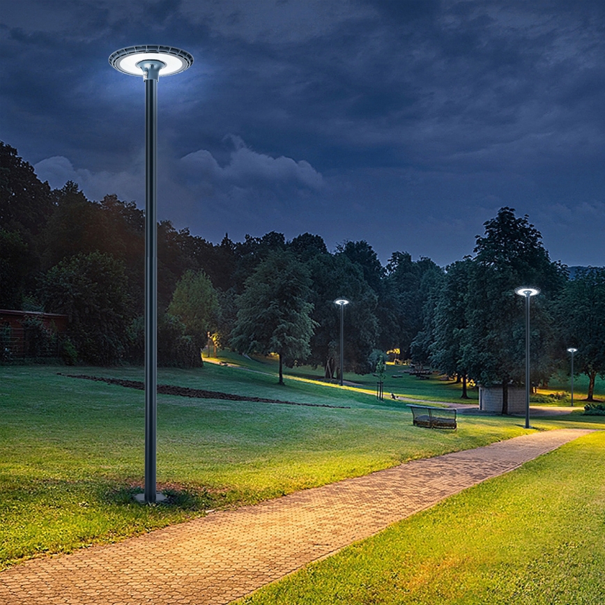 Brilagi - URBANSPARK LED ielu lampa ar 4 m stabu, 120W/230V, antracīta, IP65